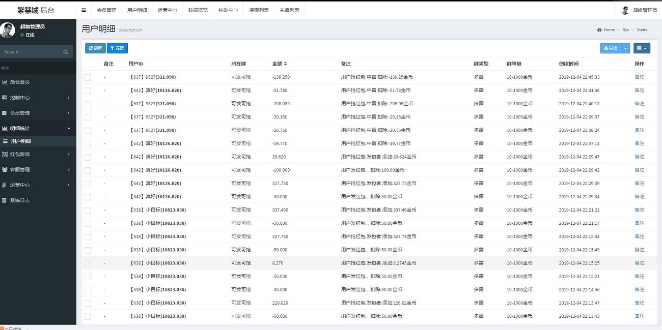 全网独家首发-【完整运营版本】正版大富豪红包扫雷源码