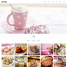 (自适应手机端)响应式html5甜品糕点美食网站源码蛋糕甜点类网站pbootcms模板