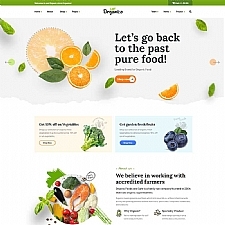 蔬菜水果商城前端html5网站模板