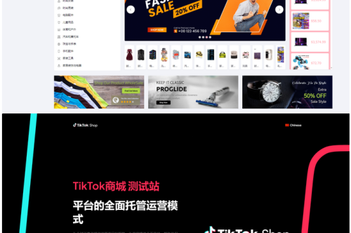 tiktok商城+落地页源码带搭建教程