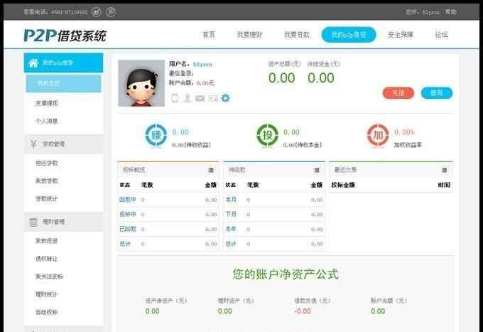 方维p2p借贷借款商业源码系统3.1完整版