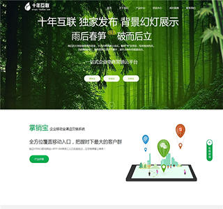 电子商务营销类企业dedecms模板下载